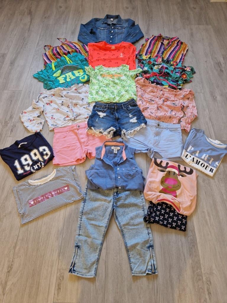 Meisjes zomer kleding pakket maat 152-158-164, Ophalen of Verzenden, Zo goed als nieuw, Maat 158