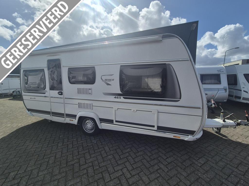 Fendt Bianco Selection 465 TG 2019 airco,mover 23750,-, Caravans en Kamperen, Caravans, Standaardzit, Particulier, Fendt, Overige typen