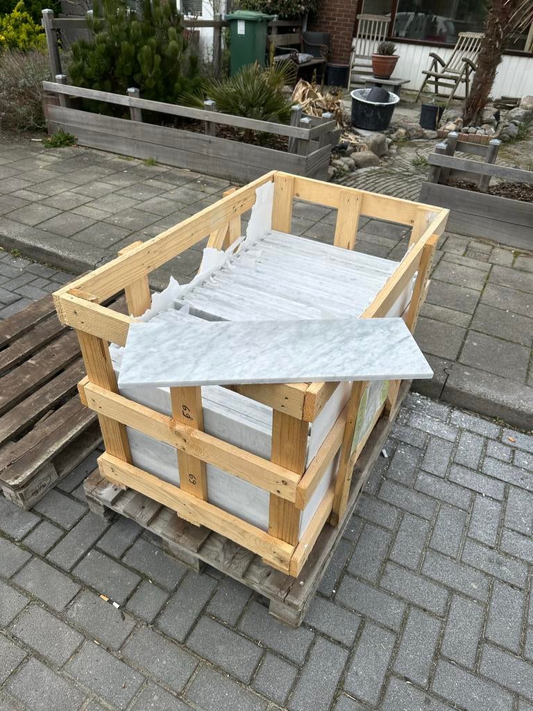 Marmeren tegels, Ophalen, 40 tot 60 cm, Overige typen, Nieuw