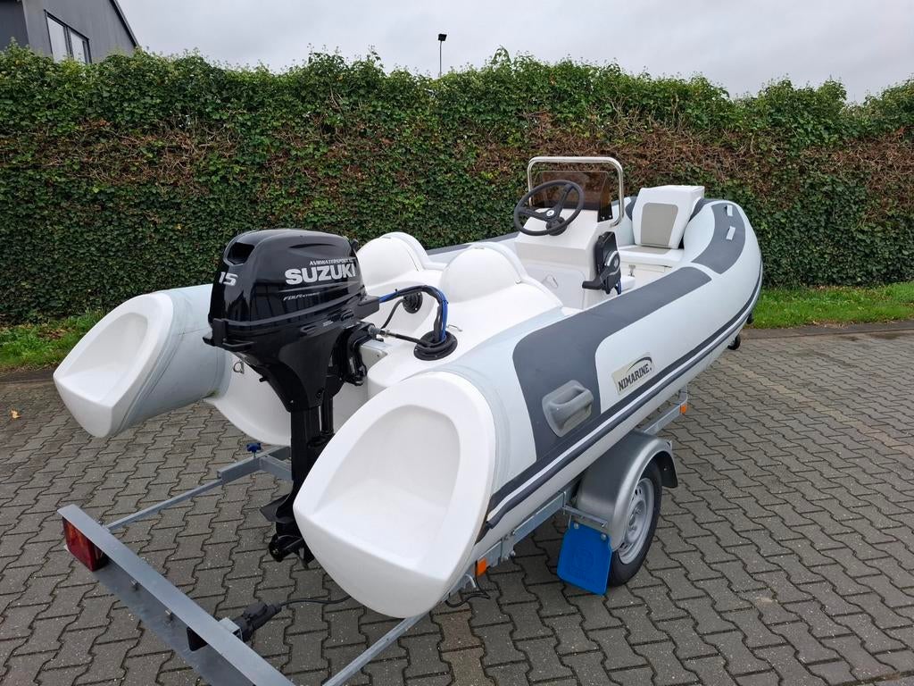 Splinternieuwe Nimarine MX410 15pk Suzuki 4 takt, Overige merken, Nieuw, Ophalen of Verzenden, Benzine