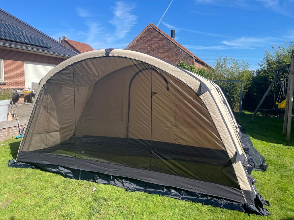 Obelink Miami 6 Easy Air + bagagewagen zgan, Caravans en Kamperen, Tenten, Ophalen, Zo goed als nieuw, Tot en met 6