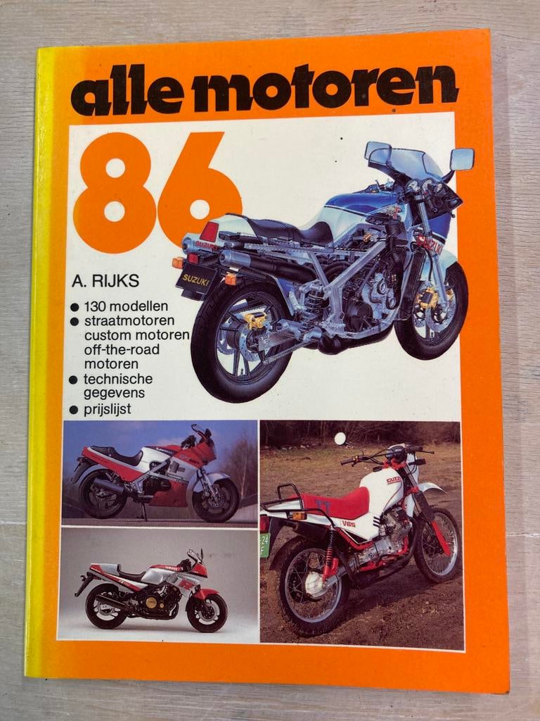 Alle motoren A.Rijks 130 modellen + info, Boeken, Ophalen of Verzenden, Gelezen