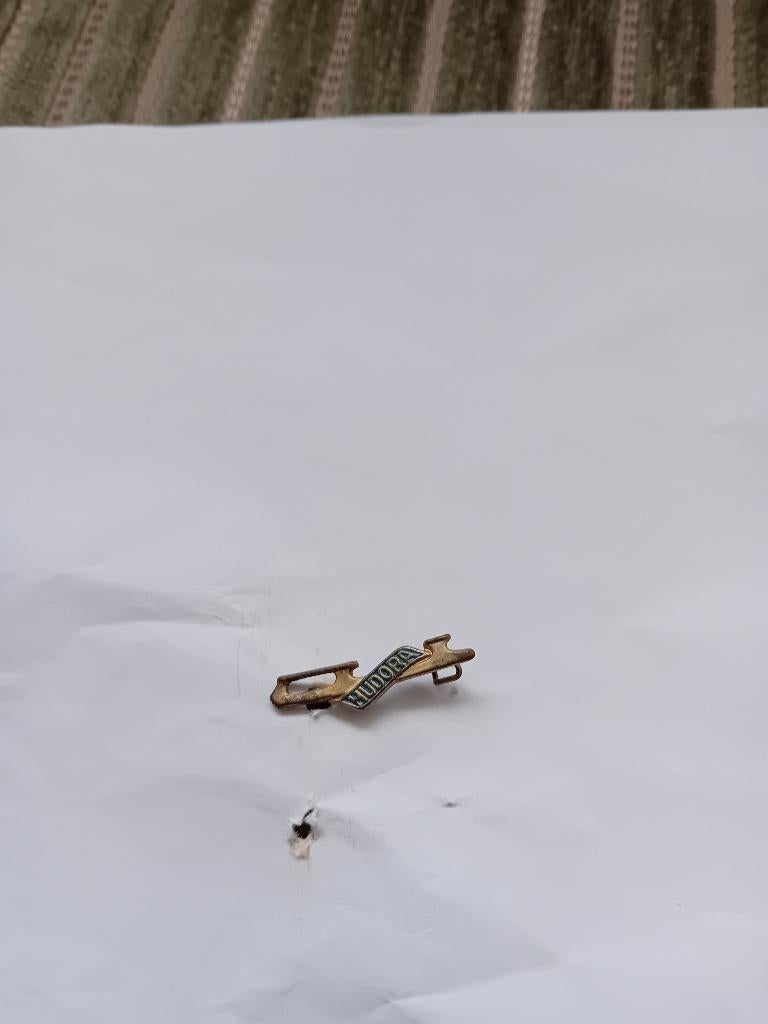 Speldje - HUDORA schaatsen, Verzamelen, Speldjes, Pins en Buttons, Ophalen of Verzenden, Gebruikt, Merk, Speldje of Pin