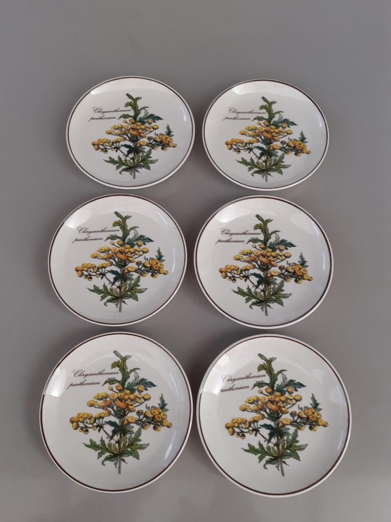 Petite Fours bordjes Villeroy & Boch Botanica,12 beschikbaar, Huis en Inrichting, Keuken | Servies, Ophalen of Verzenden, Zo goed als nieuw