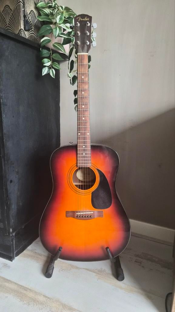 Fender CD-60 SBST, Muziek en Instrumenten, Snaarinstrumenten | Gitaren | Akoestisch, Ophalen, Western- of Steelstringgitaar