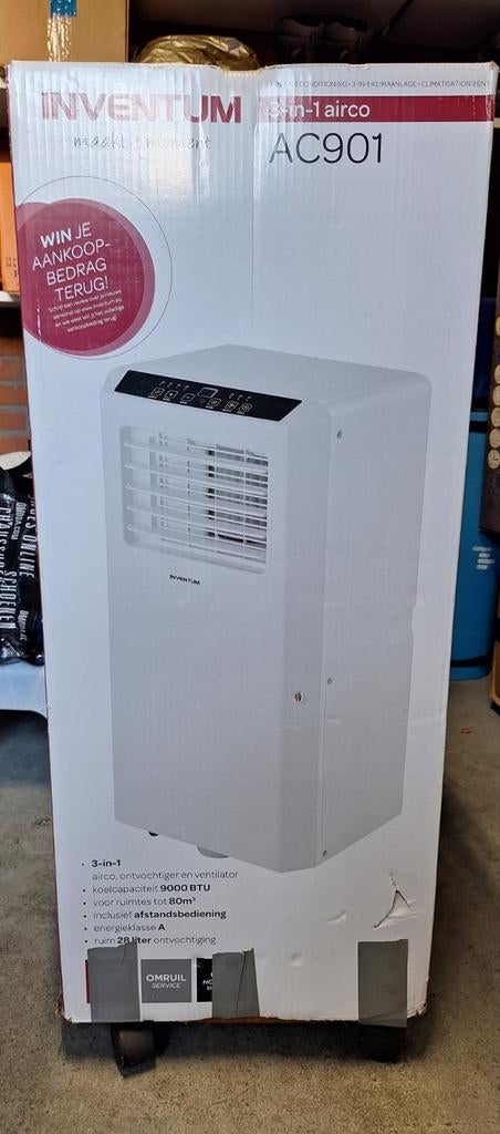 Inventum AC901 mobiele airco, Ophalen