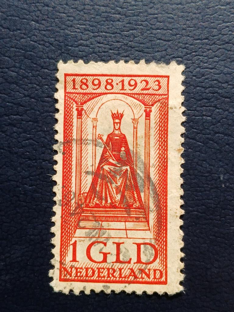 nvph 129 uit serie 25 jarig regeringsjubileum Wilhelmina, Postzegels en Munten, Postzegels | Nederland, Ophalen of Verzenden, T/m 1940