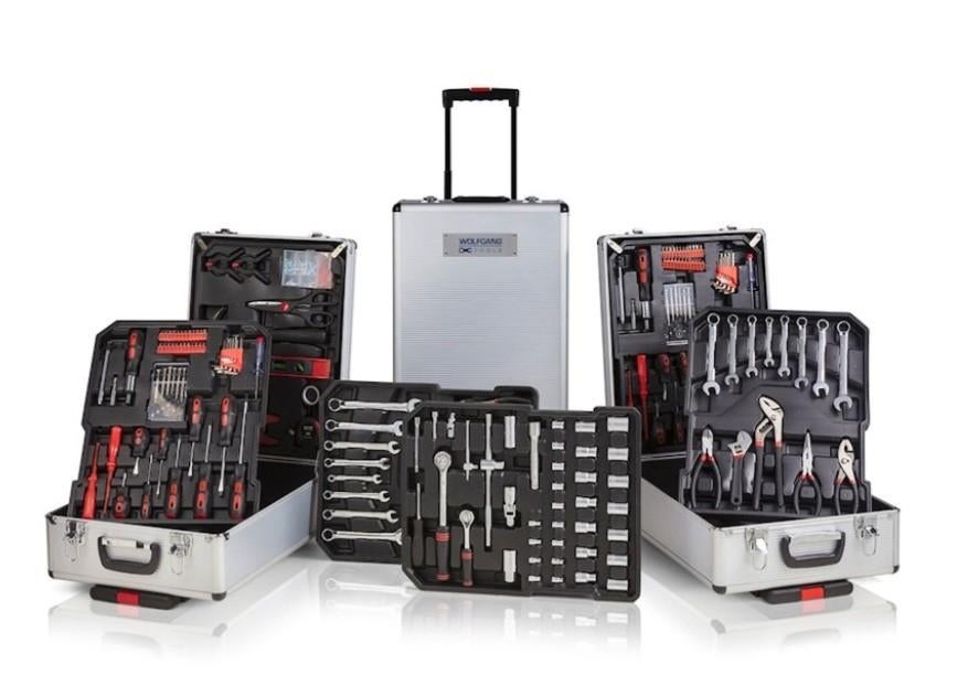 Wolfgang Gereedschapskoffer 300-delig met Kabelbinders, Ophalen of Verzenden, Nieuw
