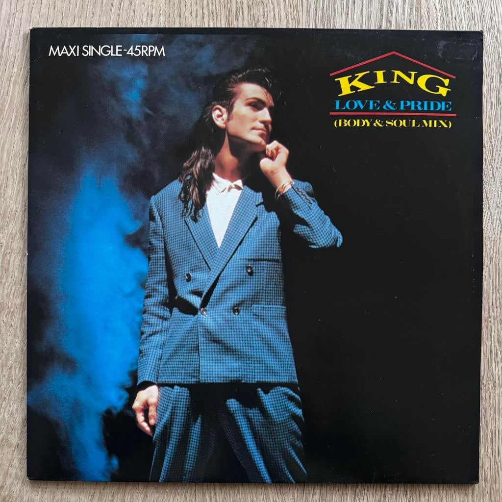 King Love & Pride 12” vinyl maxisingle 1984 Electronic Synth, Gebruikt, Maxi-single, Ophalen of Verzenden, Pop