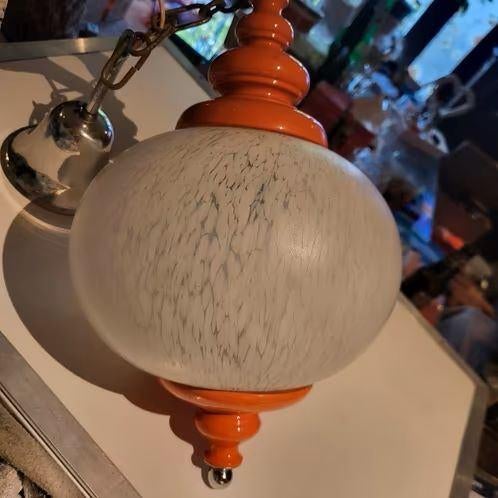 Vintage /retro lamp Italie, Ophalen of Verzenden, Glas, Minder dan 50 cm