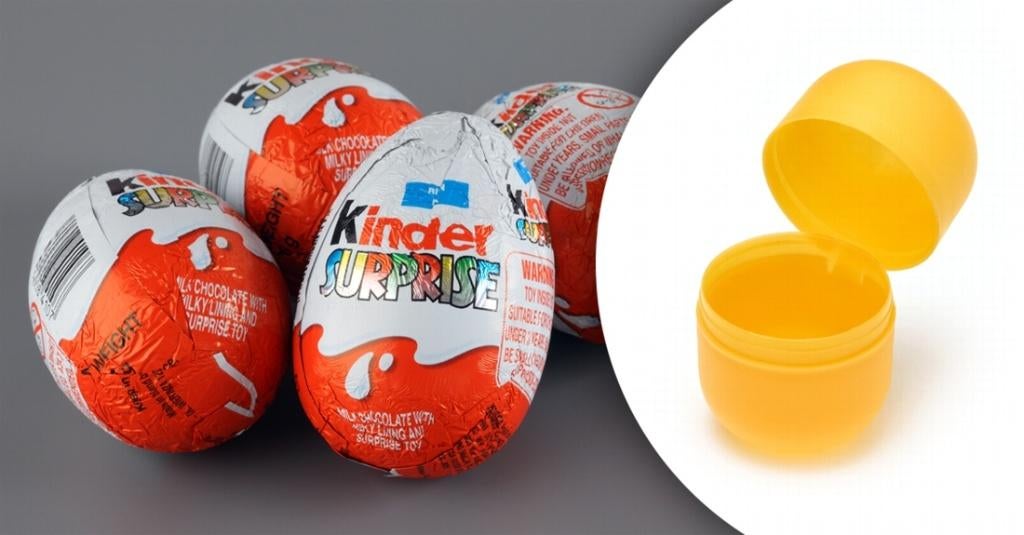 kinder surprise Plastic lege Eieren Geel meer dan 120 stuks, Verzamelen, Verrassingseieren, Ophalen of Verzenden, Nieuw, Hardplasticfiguren