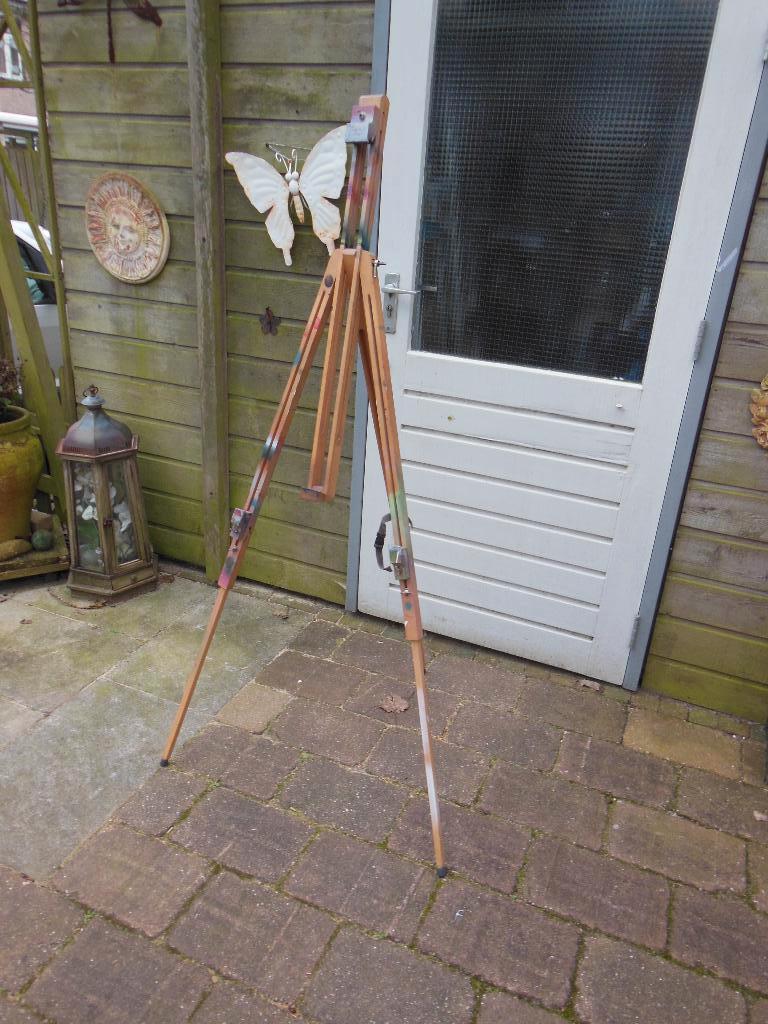 SCHILDERS EZEL  Driepoot   van Hout, Ophalen of Verzenden, Gebruikt, Ezel