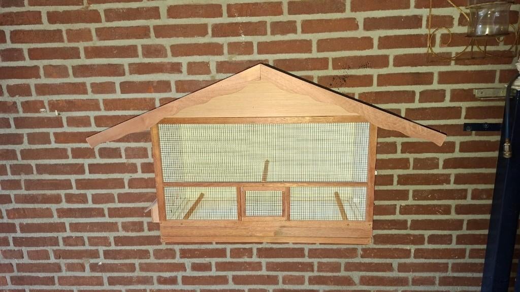 VINKEN  KOOI, Ophalen, Nieuw, Hout, Vogelkooi