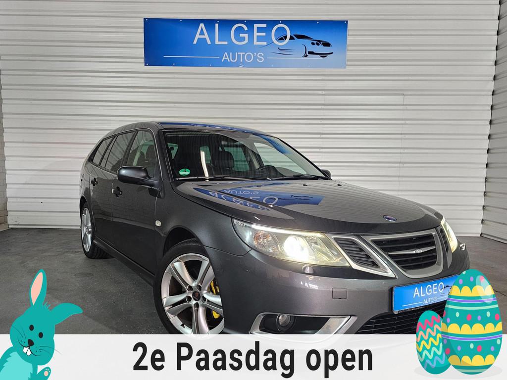 Saab 9-3 Sport Estate 2.0T Aero XWD Hirsch 240PK / Leder / X, Auto's, Saab, 1998 cc, Gebruikt, Zwart, 4 cilinders