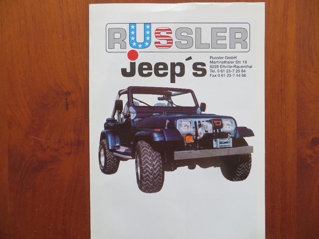 Russler Jeep’s, Ophalen of Verzenden, Nieuw, Overige merken