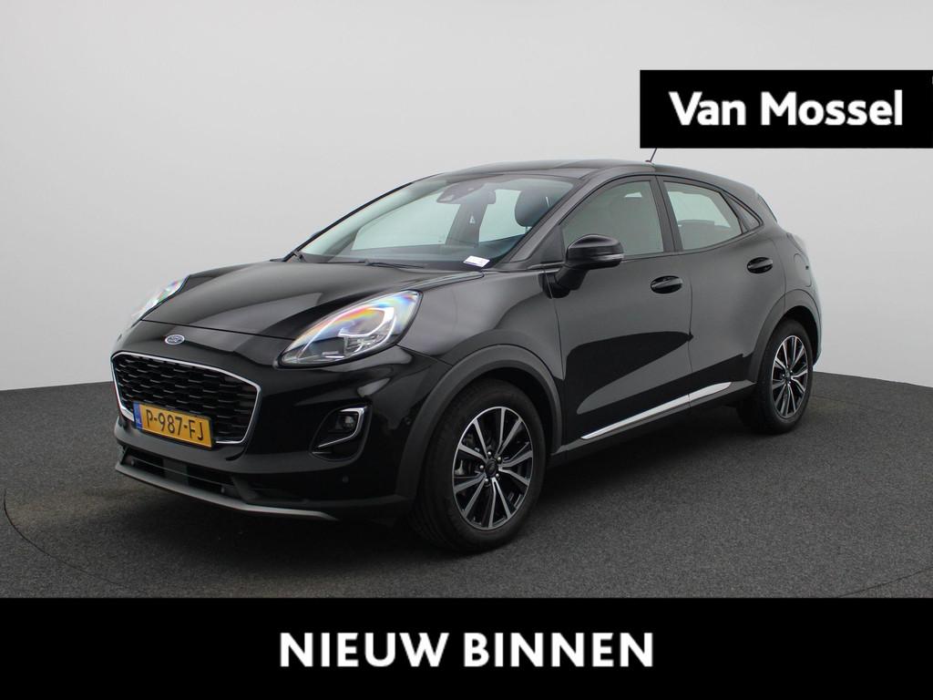 Ford Puma 1.0 EcoBoost Hybrid Titanium X | Camera | Trekhaak, Voorwielaandrijving, 12 maanden, Zwart, Origineel Nederlands