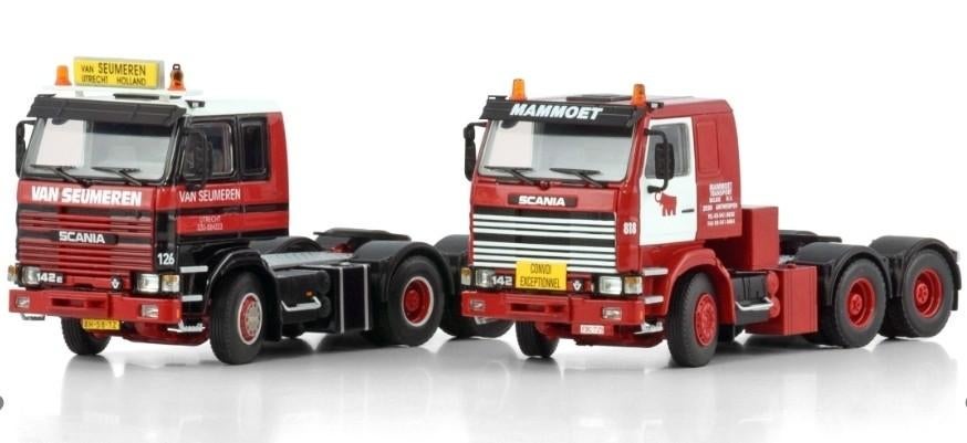 WSI SCANIA 142 SET - MAMMOET - VAN SEUMEREN, Wsi, ., Nieuw, Ophalen of Verzenden