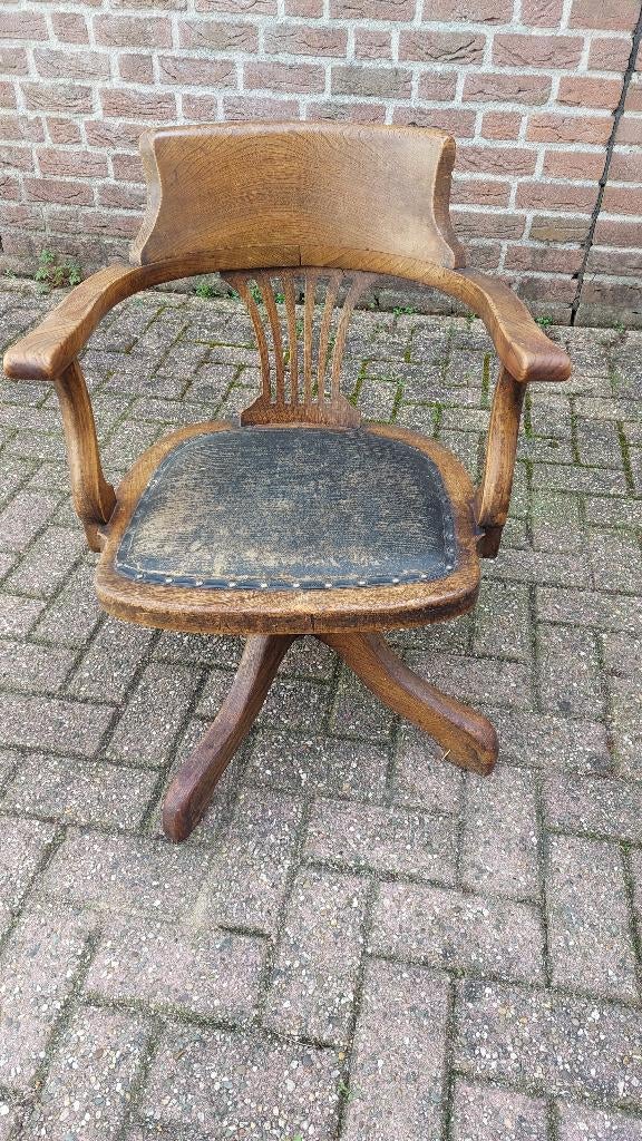 Eikenhouten antieke stoel, mooie patina, Ophalen