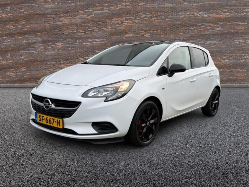 Opel Corsa 1.0 Turbo LMV NAVIGATIE CRUISE, Voorwielaandrijving, Stof, Gebruikt, Origineel Nederlands