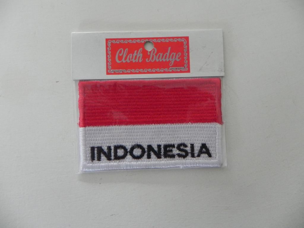 Strijk embleem Indonesia., Ophalen of Verzenden, Nieuw