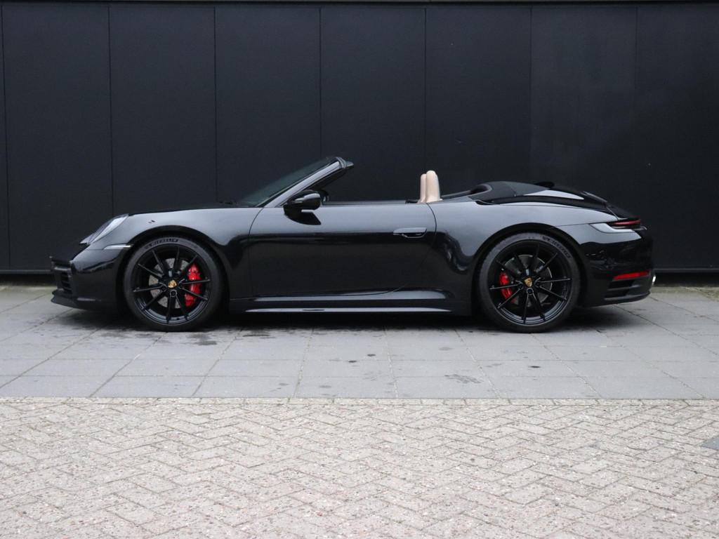 Porsche 911 Cabrio 3.0 Carrera 4 S | BURMESTER | LIFTING |PD, Auto's, Automaat, Cabriolet, 4 stoelen, Zwart