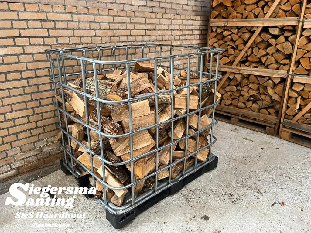 Eiken Haardhout - 1 m3 Los Gestort - Ovengedroogd, Tuin en Terras, Haardhout, Minder dan 3 m³, Ophalen of Verzenden, Eikenhout