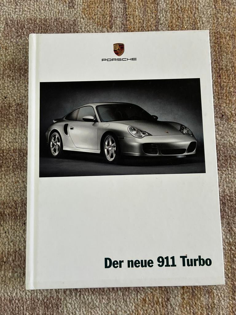 Porsche 996 911 Turbo hardcover brochure 2000, Ophalen of Verzenden, Zo goed als nieuw, Porsche
