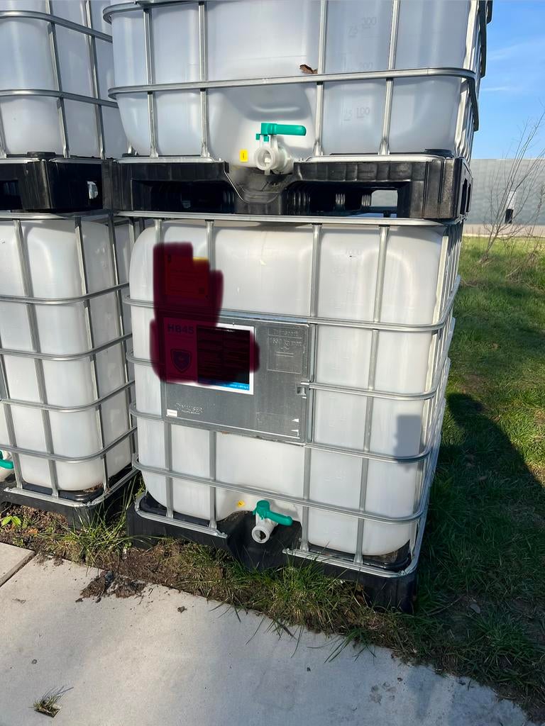IBC 1000 liter, 150 liter of meer, Ophalen, Zo goed als nieuw