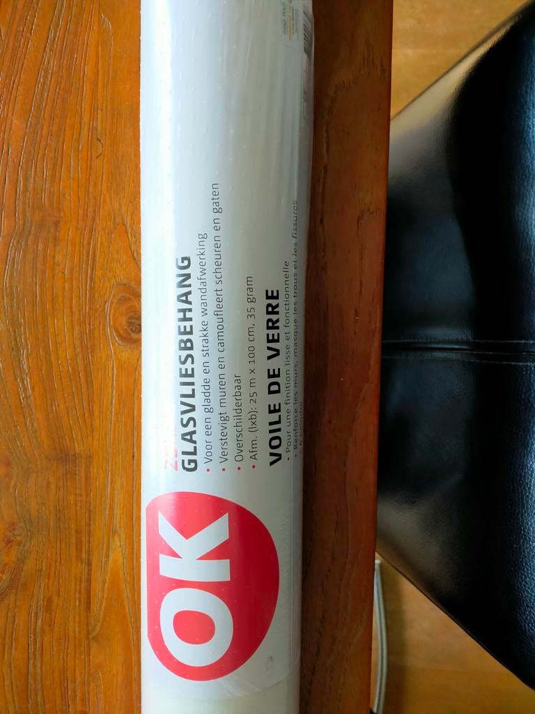 Rol glasvliesbehang, Huis en Inrichting, Ophalen of Verzenden, Minder dan 10 m²