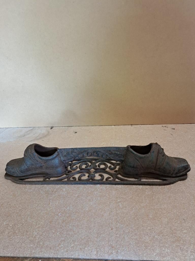 Vintage gietijzeren schoen- of laarzenschraper, Ophalen