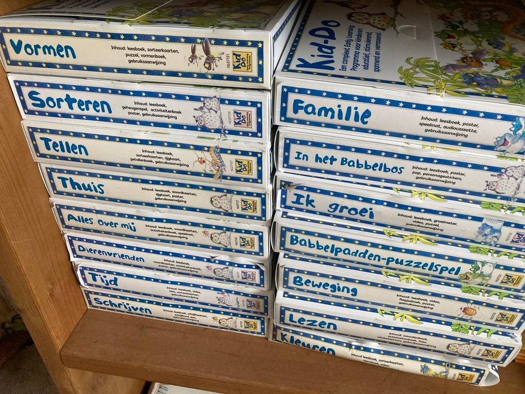 Kid-do Early Learning Programma - 17 delen Nieuwe Koffertjes, Kinderen en Baby's, Speelgoed | Educatief en Creatief, Ophalen, Nieuw