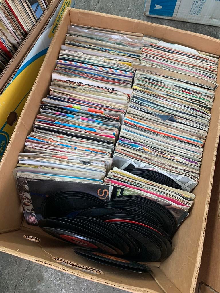 Partij singels zeker 250 stuks alleen popmuziek, Cd's en Dvd's, Vinyl Singles, Ophalen of Verzenden