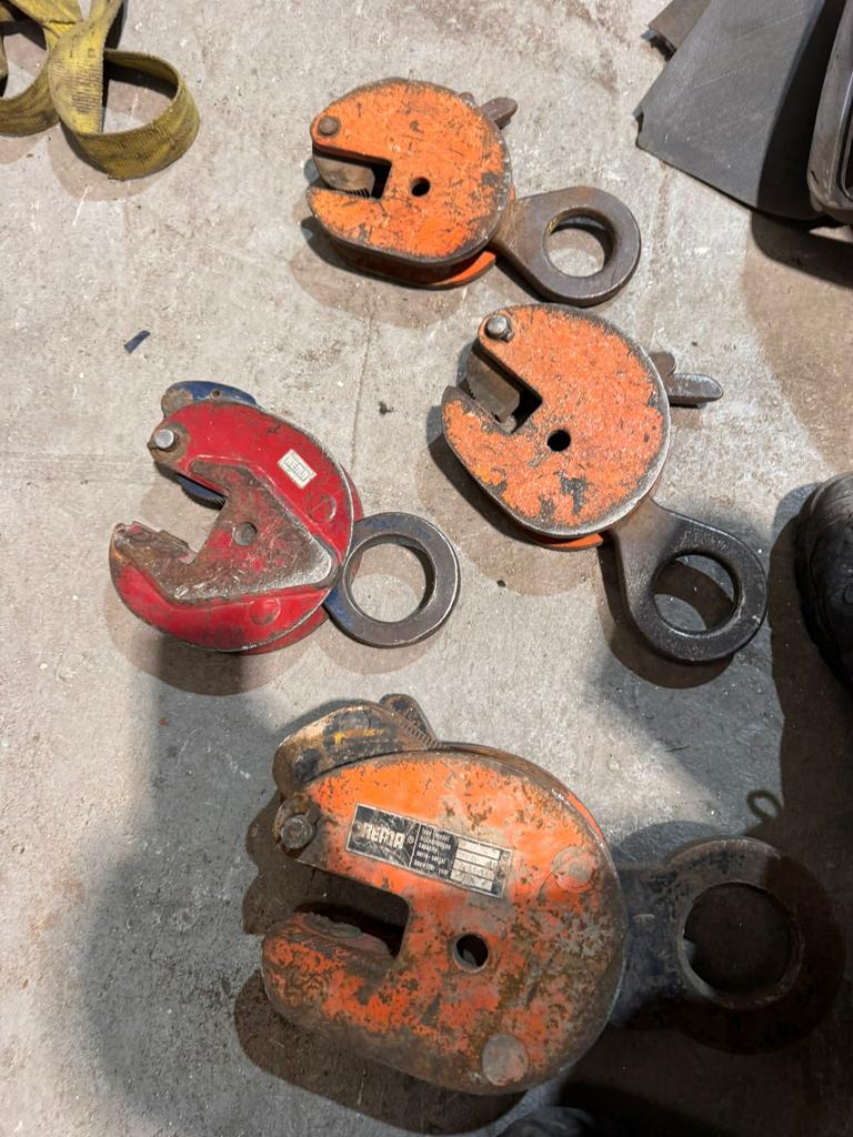 Plaatklemmen voor hijsen, Ophalen, Zo goed als nieuw