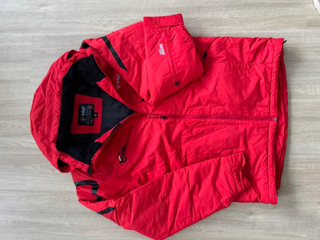 Skijack heren rood Kilpi mt M, Kleding | Heren, Wintersportkleding, Ophalen of Verzenden, Zo goed als nieuw, Maat 48/50 (M), Jack