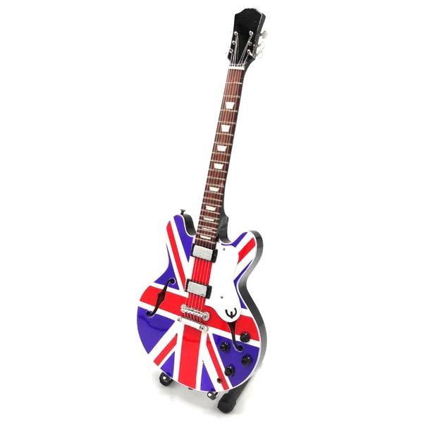 Noel Gallagher Oasis miniatuur gitaar 25cm mini guitar deco, Info@deconoord.nl, Deco Noord, Nieuw, Ophalen of Verzenden