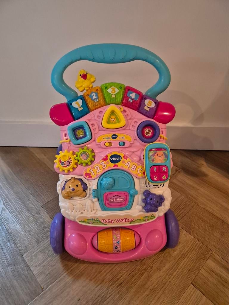 Vtech Baby Walker loop/duwwagen, Ophalen of Verzenden, Zo goed als nieuw, Auto, Met licht