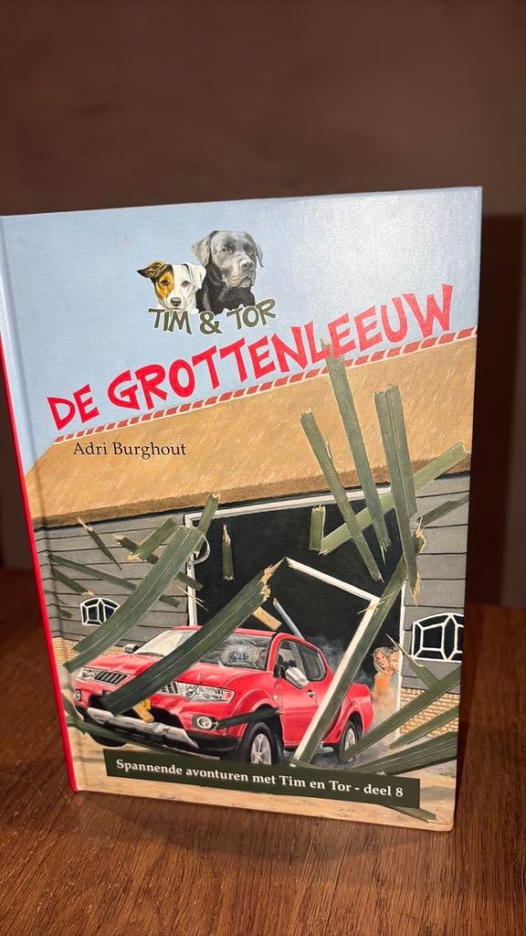 Adri Burghout - De grottenleeuw Deel8 Tim&Tor, Boeken, Ophalen of Verzenden, Zo goed als nieuw, Adri Burghout