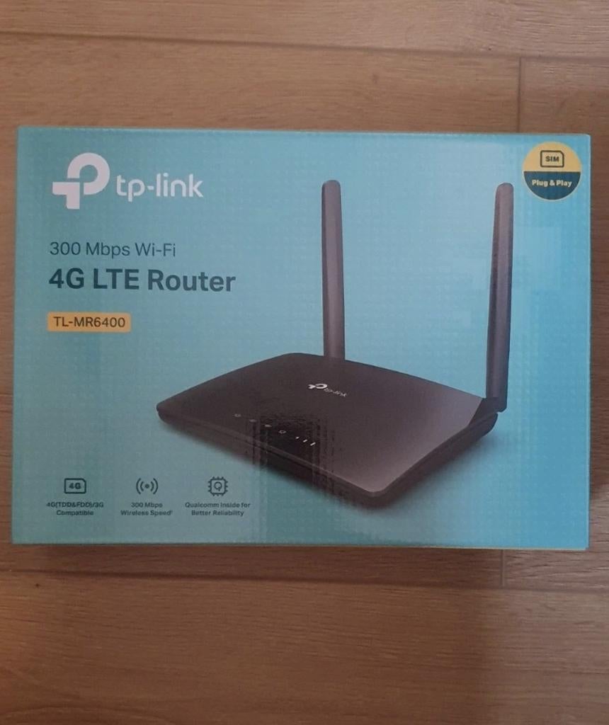 TP-Link TL-MR6400 4G LTE Router, Computers en Software, Routers en Modems, Ophalen of Verzenden, Nieuw, Router, TP-Link