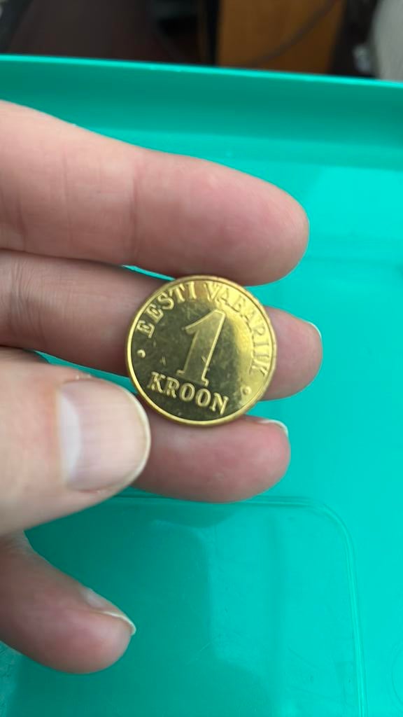 Estland 1 kroon 2001, Ophalen of Verzenden, Overige landen