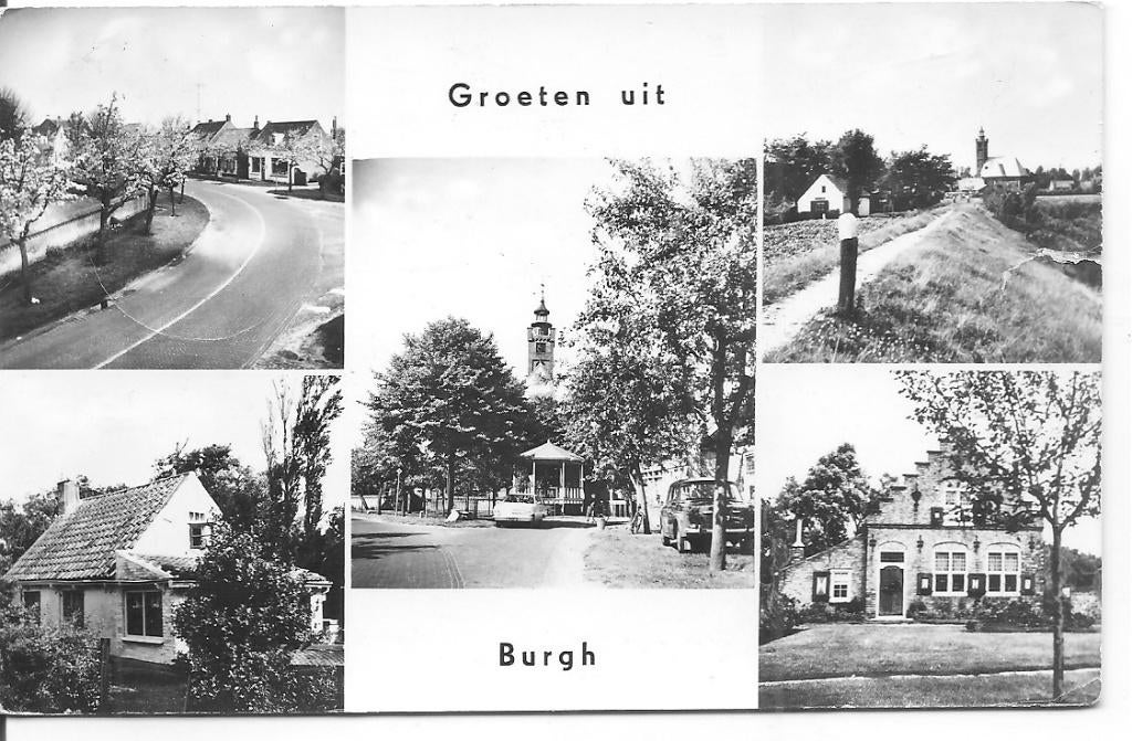 Groeten uit Burgh, Ophalen of Verzenden, 1960 tot 1980, Gelopen, Zeeland