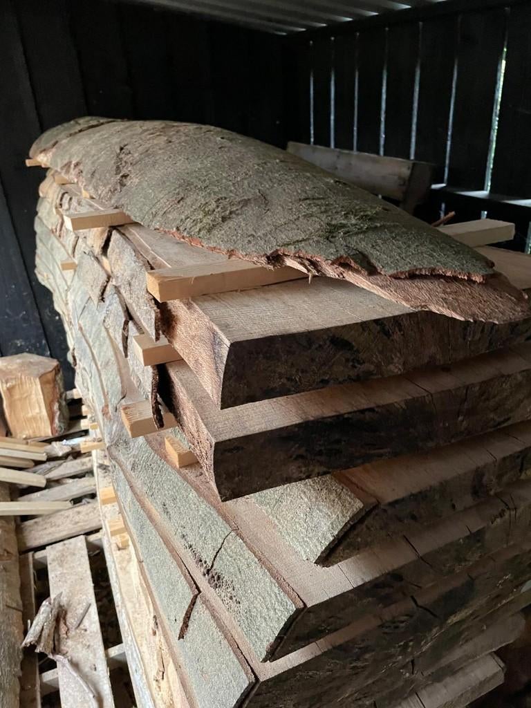 Prachtige beuken schaaldelen, Doe-het-zelf en Verbouw, Hout en Planken, Ophalen, Nieuw, 250 tot 300 cm, Plank
