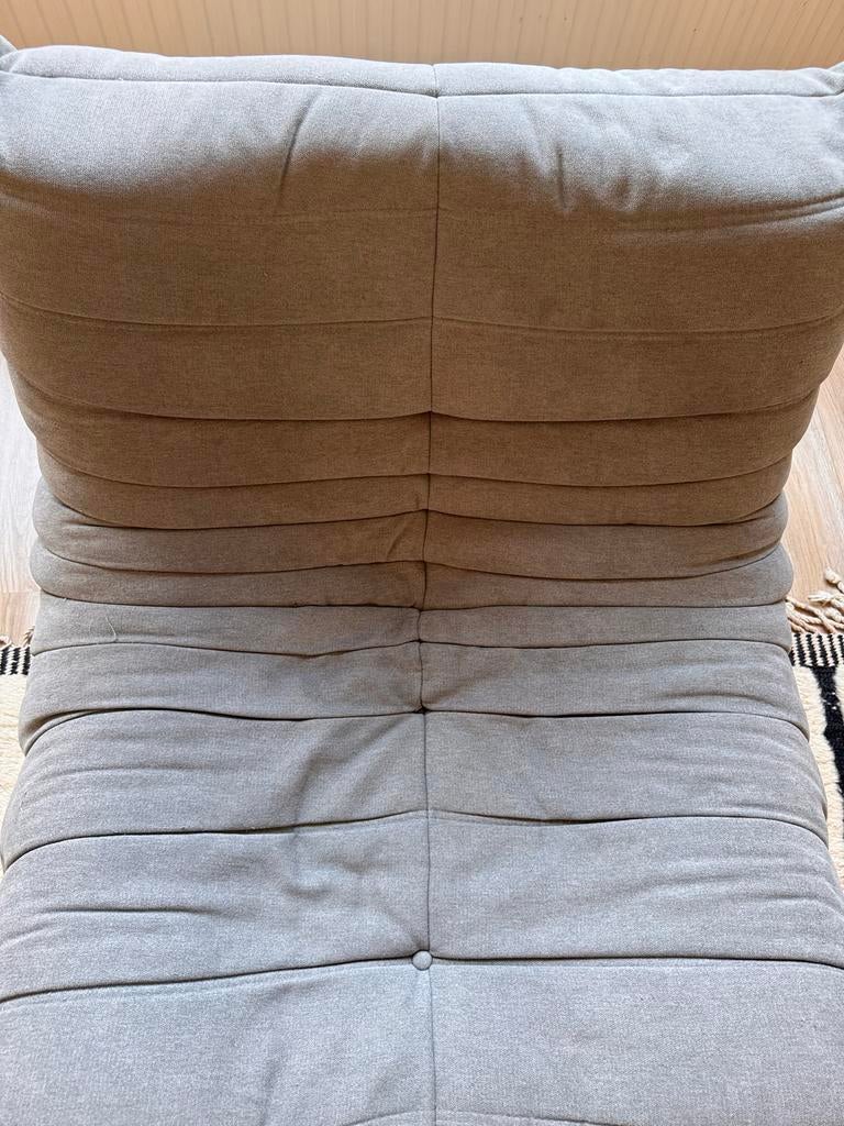 Vintage Ligne Roset Togo Stoel - Originele Stof, Gebruikt, Ophalen of Verzenden, Eén, Stof