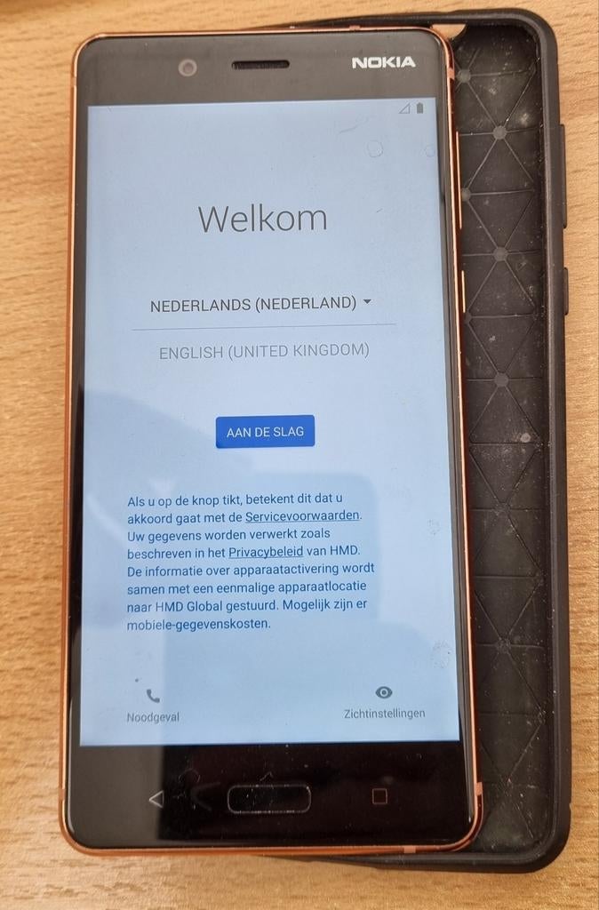 Nokia 8 TA-1012 android smartphone, Gebruikt, Zwart, 32 GB, Ophalen of Verzenden