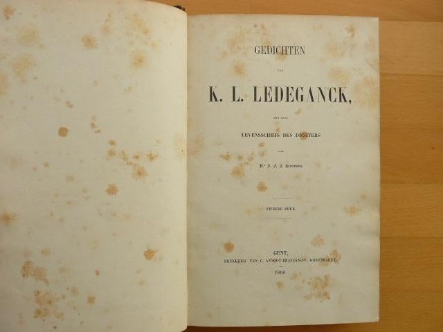 Gedichten van K.L. Ledeganck 1868, Ophalen of Verzenden