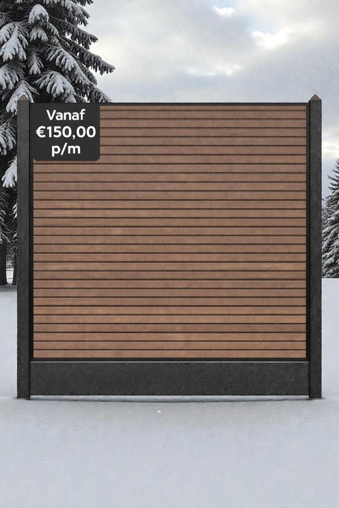 Composiet-beton of aluminium schutting palen vanaf €150,-