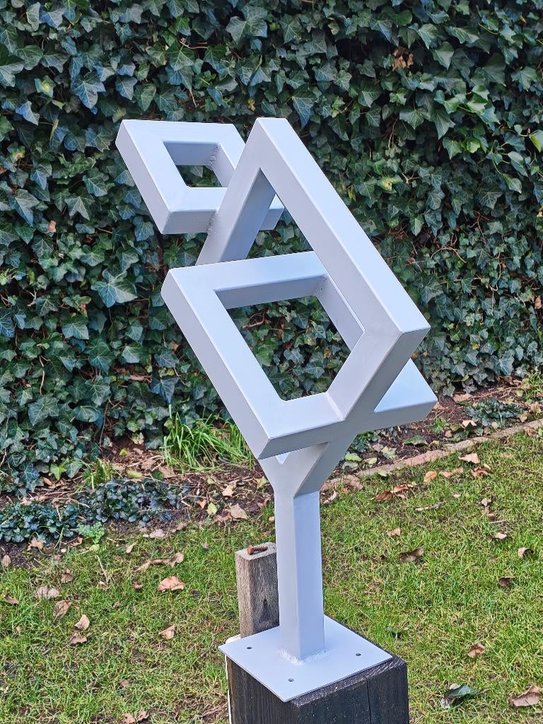 Tuinbeeld Embraced, Tuin en Terras, Tuinbeelden, Ophalen, Nieuw, Metaal, Abstract beeld