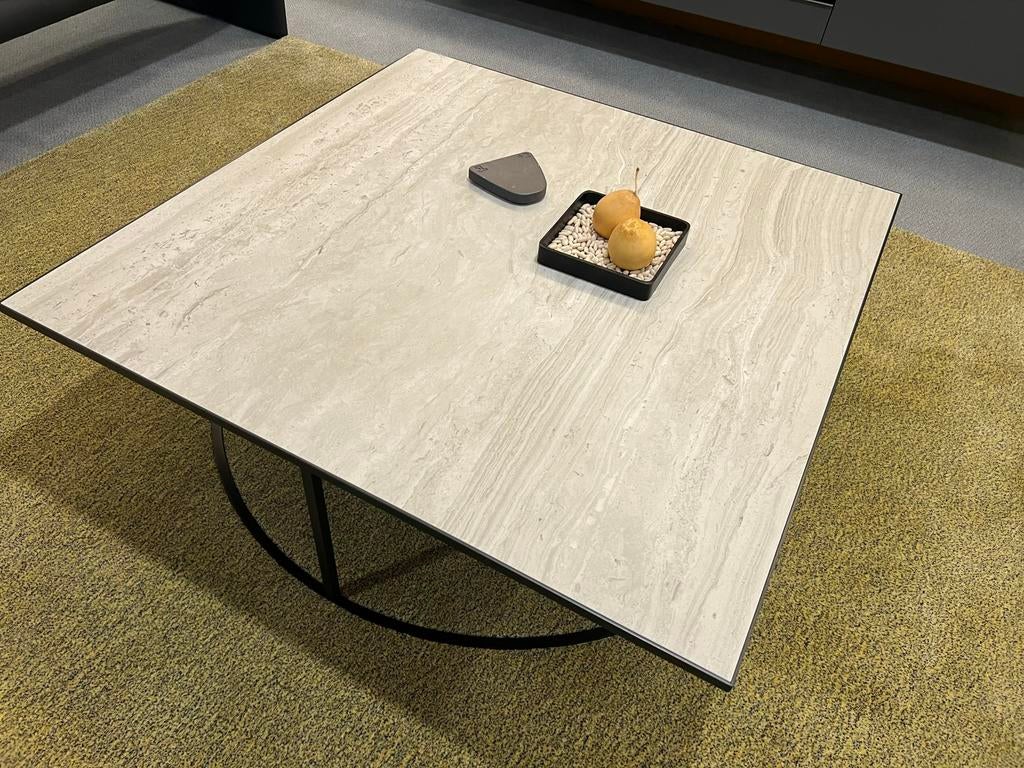 Nieuw Leolux Prismo Salontafel keramiek Design Tafel l100, Ophalen of Verzenden, Nieuw, Rechthoekig, Minder dan 50 cm