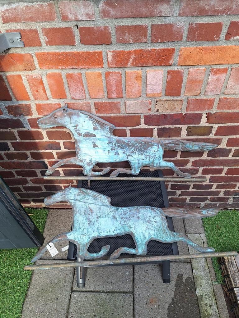 Koperen windwijzer, Ophalen, Gebruikt