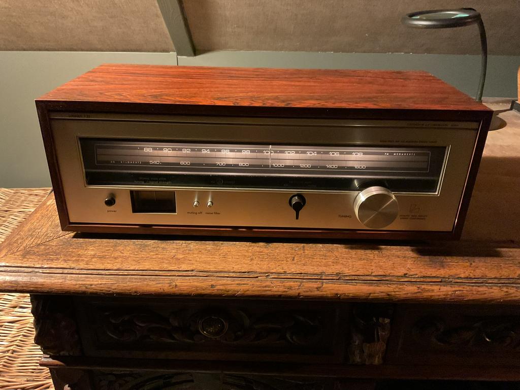 Luxman T 33 tuner rosewood, Ophalen, Gebruikt, Analoog