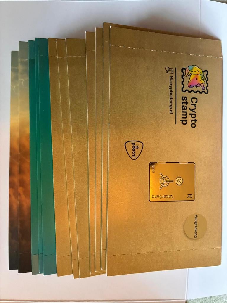 Nederlandse Crypto postzegels ongeopend, inclusief regenboog, Ophalen of Verzenden, Na 1940, Postfris